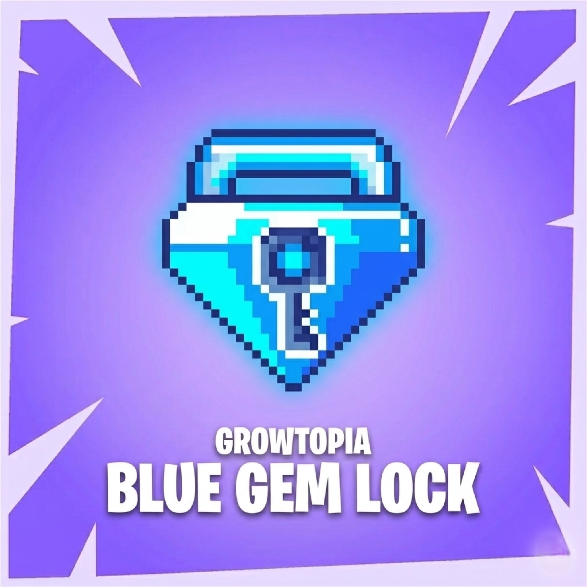 GrowTopia Blue Gem Lock