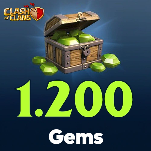 Clash of Clans 1200 Yeşil Taş