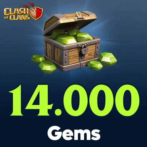 Clash of Clans 14000 Yeşil Taş