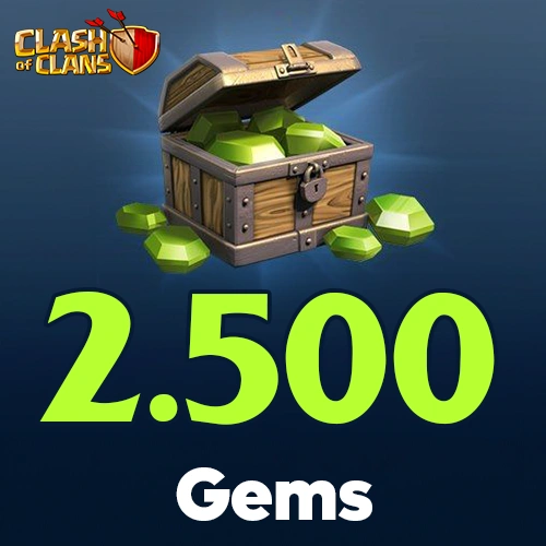 Clash of Clans 2500 Yeşil Taş